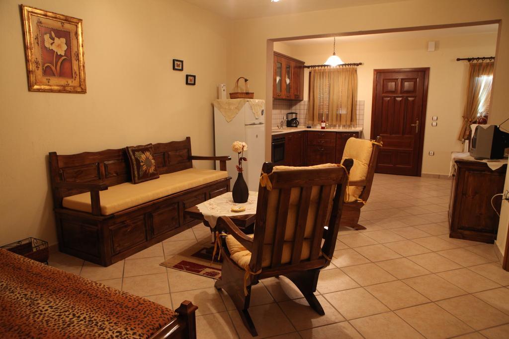 Dione Apartments Ouranoupoli Rum bild